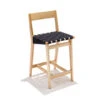 Risom Stool With Wood Back -Chair Sales jens risom stool wood back knoll 1