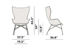 Kartell K/wood Lounge Chair -Chair Sales k wood lounge philippe starck kartell 0bd187ca82