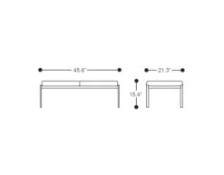 Artek Kiki 2-seater Bench -Chair Sales kiki 2seater bench llmari tapiovaara artek 3