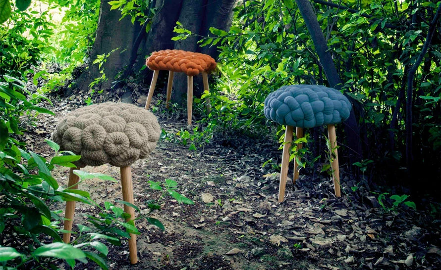 Knitted Stool 6 Knitted Stool - Image 4