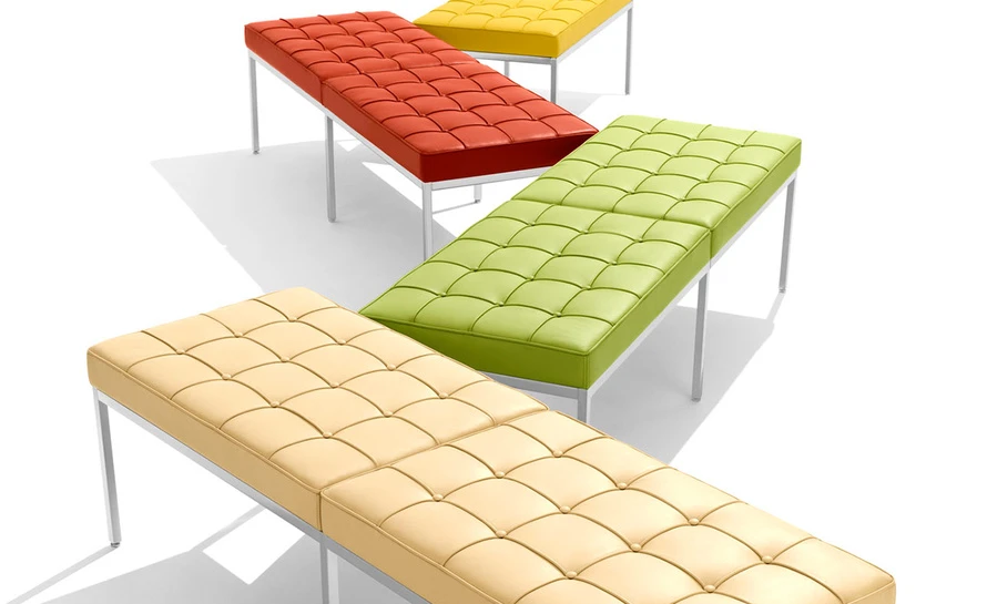 Knoll Three Seat Bench 10 Knoll Three Seat Bench - Image 8