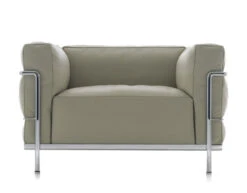 Le Corbusier Lc3 Armchair With Down Cushions -Chair Sales le corbusier lc3 armchair feather cassina 2