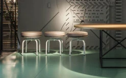 Le Corbusier Lc8 Revolving Stool -Chair Sales le corbusier lc8 revolving stool cassina 6