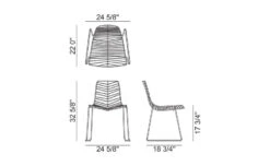 Leaf Stacking Chair With Sled Base -Chair Sales leaf stacking chair sled base lievore altherr molina arper 13
