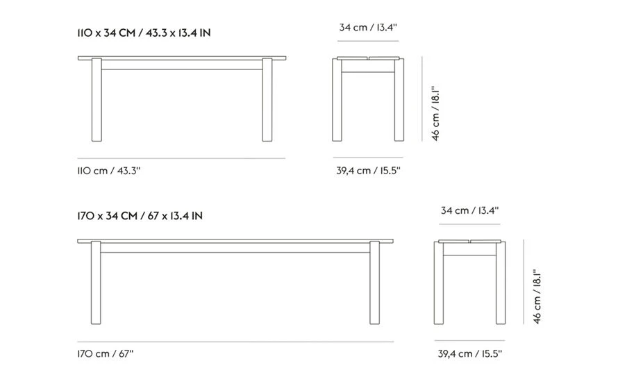 Muuto Linear Wood Bench 11 Muuto Linear Wood Bench - Image 9