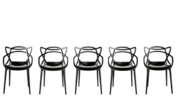 Kartell Masters Stacking Chair 2 Pack -Chair Sales masters stacking chair philippe starck kartell 5