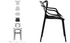 Kartell Masters Stacking Chair 2 Pack -Chair Sales masters stacking chair philippe starck kartell 6