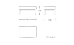 Miles Footstool 11 Miles Footstool -Chair Sales miles footstool niels bendtsen linteloo 5