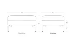 New Standard Ottoman -Chair Sales new standard ottoman blu dot 7