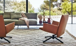 Pilot Low Back Lounge Chair With Upholstered Arms -Chair Sales pilot low back lounge chair upholstered arms barber osgerby knoll 4