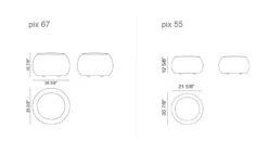 Pix One Seat Ottoman -Chair Sales pix 55 67 one seat ottoman ichiro iwasaki arper 13