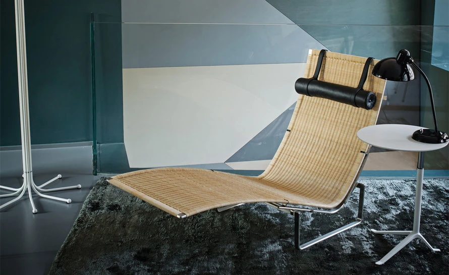 Fritz Hansen Pk24 Wicker Chaise Lounge 6 Fritz Hansen Pk24 Wicker Chaise Lounge - Image 4