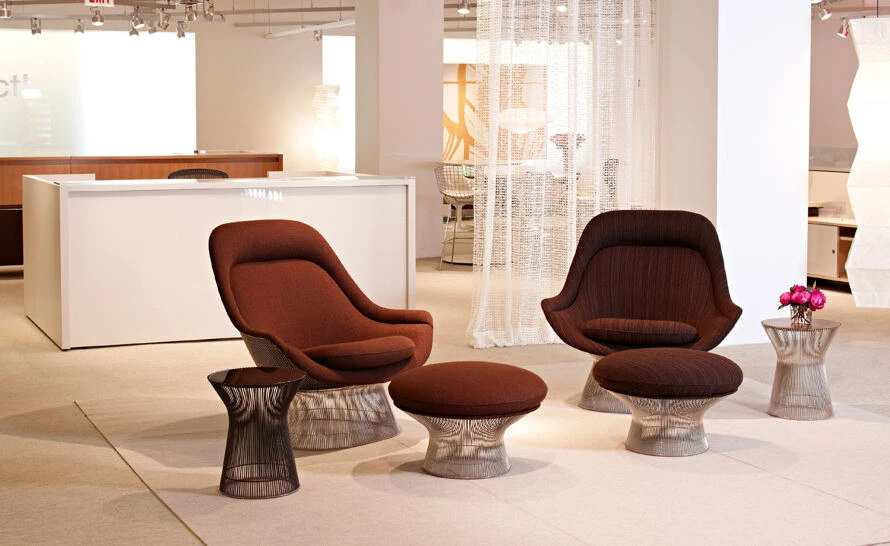 Platner Easy Chair And Ottoman 8 Platner Easy Chair And Ottoman - Image 6