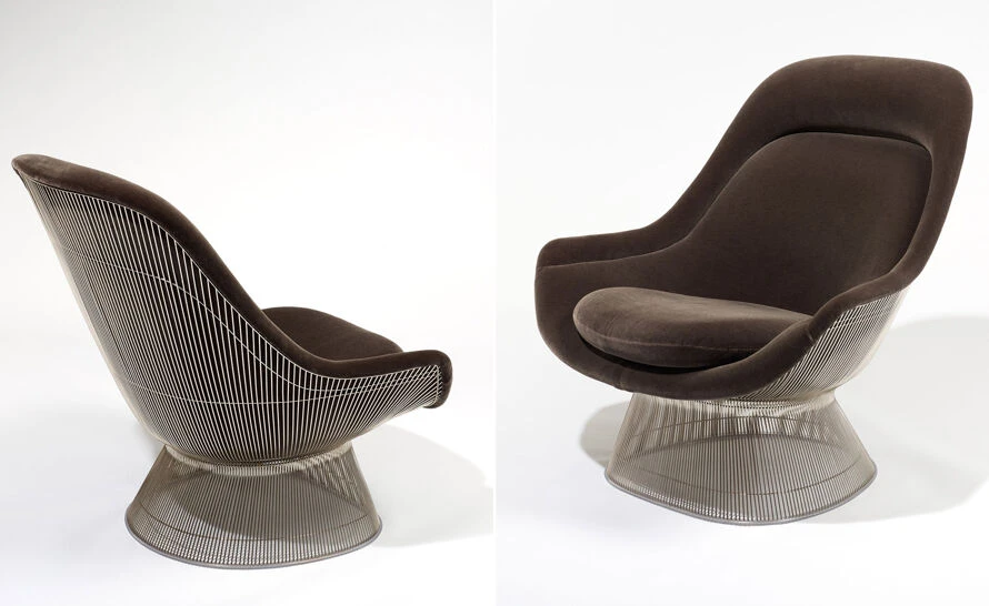Platner Easy Chair And Ottoman 10 Platner Easy Chair And Ottoman - Image 8