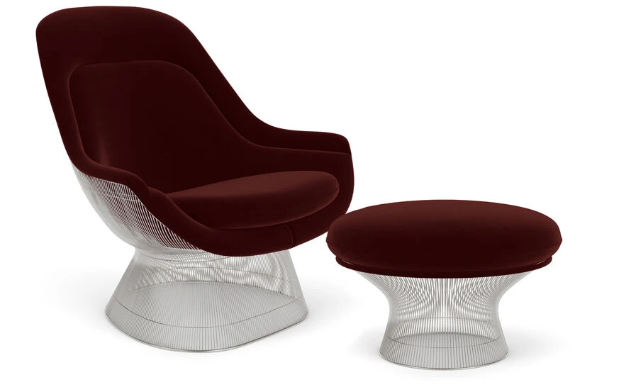 Platner Easy Chair And Ottoman 3 Platner Easy Chair And Ottoman