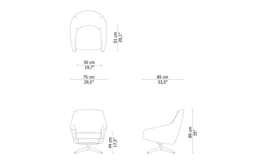 Puk Low Lounge Chair 8 Puk Low Lounge Chair - Image 6
