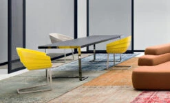 Rift Cantiliever Chair With Seat Cushion -Chair Sales rift cantilevered chair with seat cushion patricia urquiola moroso 4