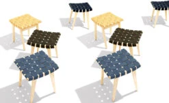 Risom Low Stool -Chair Sales risom low stool jens risom knoll 4