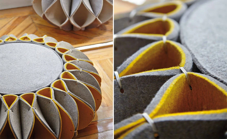 Ruff Low Pouf 7 Ruff Low Pouf - Image 5