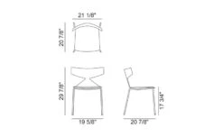 Saya Chair With Metal Legs -Chair Sales saya chair metal legs lievore altherr molina arper 7