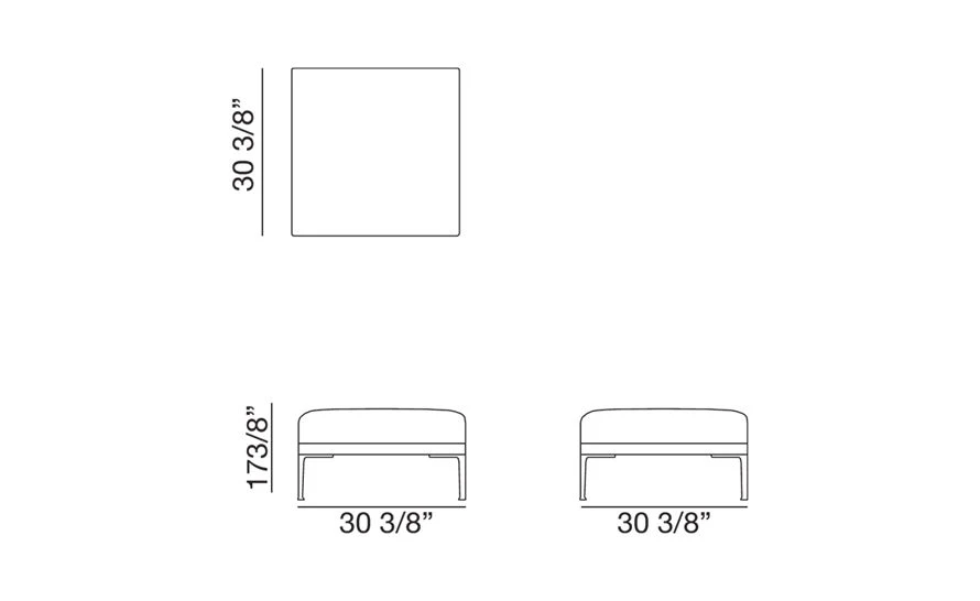 Steeve One Seat Bench 4 Steeve One Seat Bench - Image 2