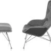 Striad™ High Back Lounge Chair & Ottoman With Wire Base 1 Striad™ High Back Lounge Chair & Ottoman With Wire Base -Chair Sales striad high back wire base lounge chair ottoman jehs laub herman miller 1