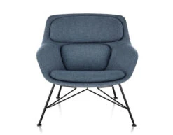 Striadâ„¢ Low Back Lounge Chair With Wire Base