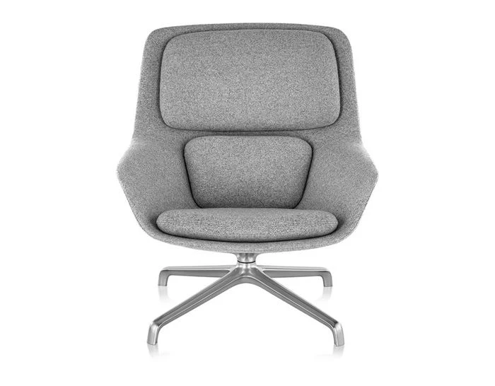 Striad™ Mid Back Lounge Chair With 4 Star Base 3 Striad™ Mid Back Lounge Chair With 4 Star Base
