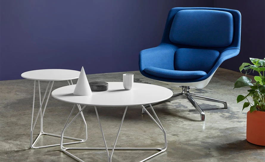 Striad™ Mid Back Lounge Chair With 4 Star Base 8 Striad™ Mid Back Lounge Chair With 4 Star Base - Image 6