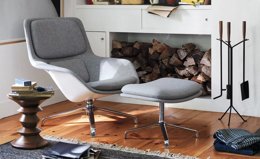 Striad™ Mid Back Lounge Chair With 4 Star Base 10 Striad™ Mid Back Lounge Chair With 4 Star Base - Image 8