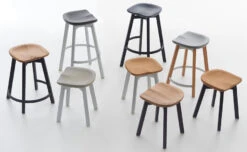 Su Stool With Wood Seat -Chair Sales su stool wood seat nendo emeco 4