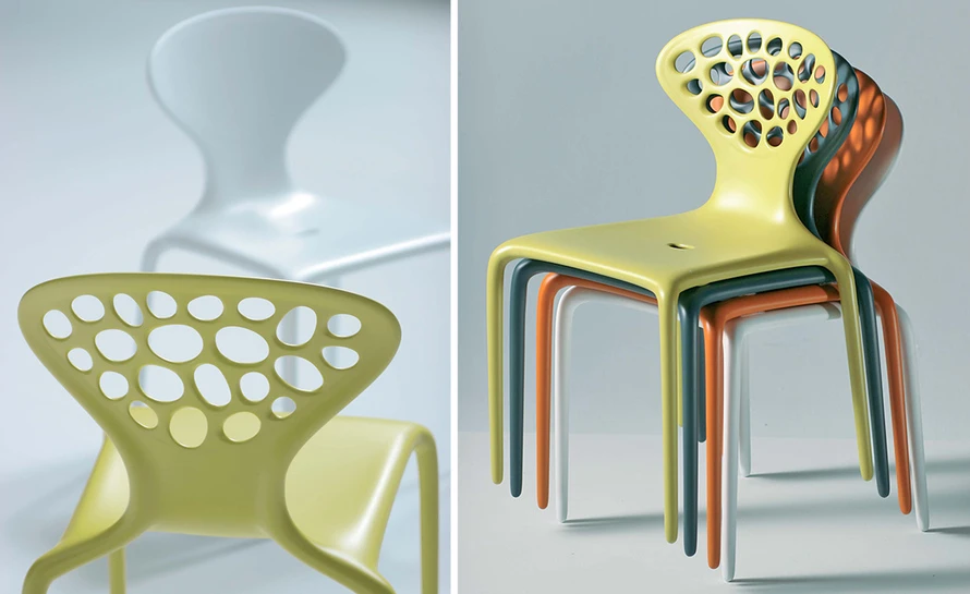 Supernatural Chair With Perforated Back 4 Pack 4 Supernatural Chair With Perforated Back 4 Pack - Image 2