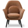 Swoon Petit Lounge Chair With Wood Base -Chair Sales swoon petit lounge chair wood base space copenhagen fredericia 1