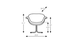 Pierre Paulin Tulip Midi Chair With Cross Base -Chair Sales tulip midi chair f549 cross base pierre paulin artifort 7
