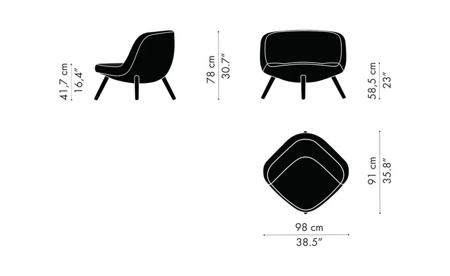 Fritz Hansen Via57™ Lounge Chair 11 Fritz Hansen Via57™ Lounge Chair - Image 9