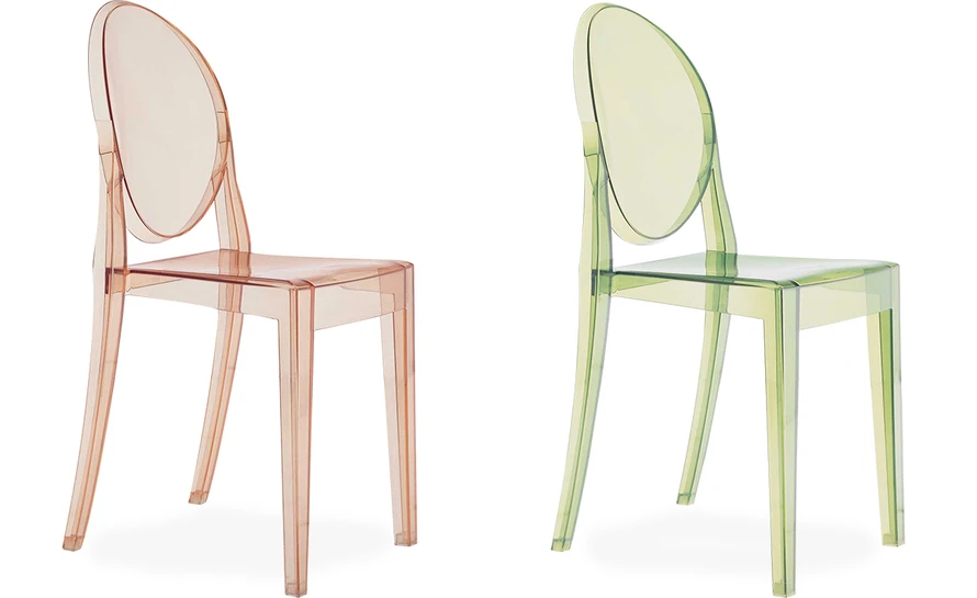 Kartell Victoria Ghost Side Chair 2 Pack 4 Kartell Victoria Ghost Side Chair 2 Pack - Image 2