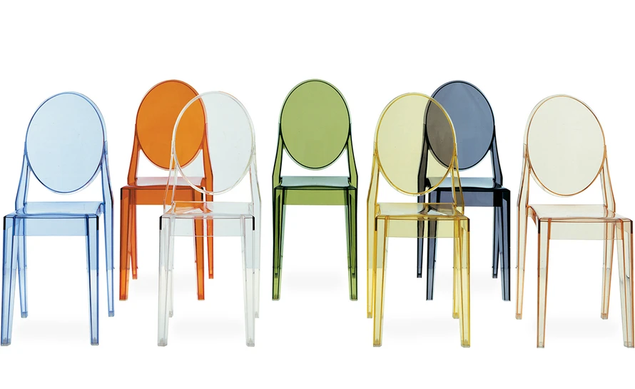 Kartell Victoria Ghost Side Chair 2 Pack 5 Kartell Victoria Ghost Side Chair 2 Pack - Image 3