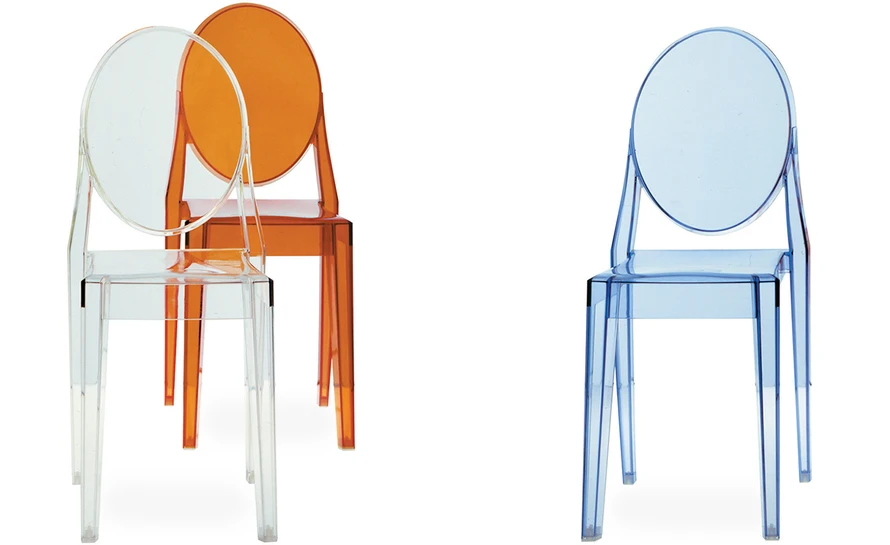 Kartell Victoria Ghost Side Chair 2 Pack 6 Kartell Victoria Ghost Side Chair 2 Pack - Image 4