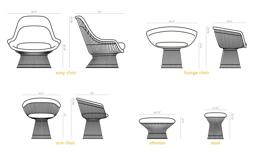 Platner Gold Plated Stool 9 Platner Gold Plated Stool - Image 7